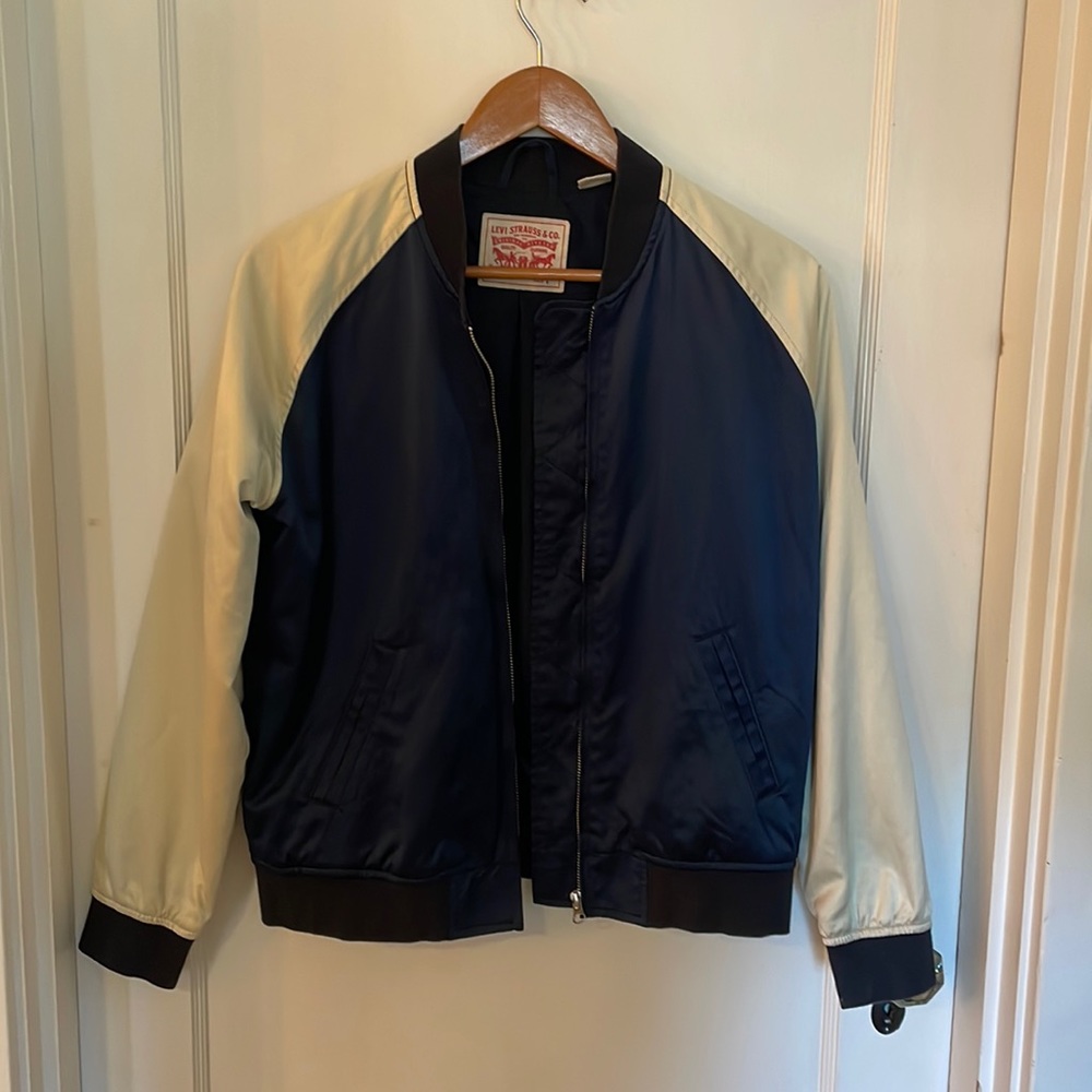 Levi’s Women’s Navy Varsity Jacket Size S